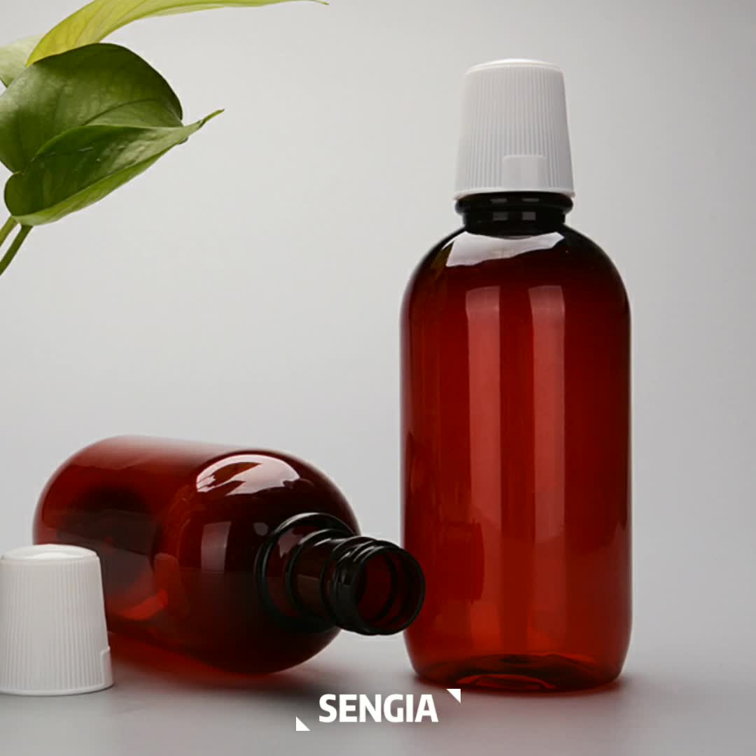 500ml Empty Round Plastic Bottle Mouthwash Buy Plastic Bottle