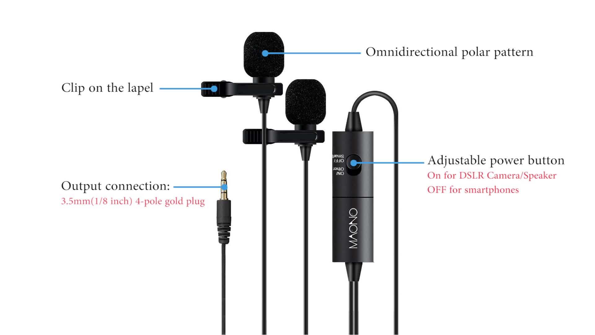 Personalized Black Smallest Hidden Camera Lavalier Microphone Buy