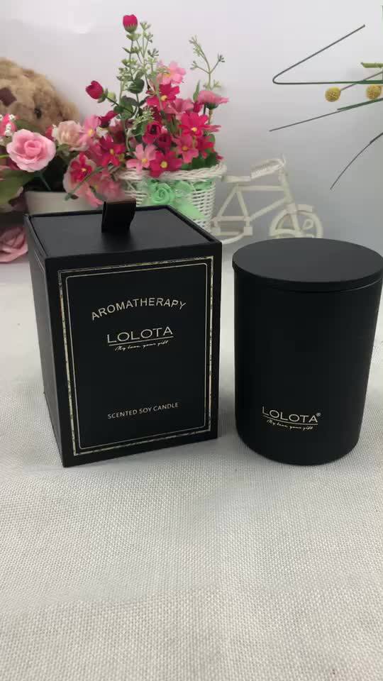 Luxury Candle Frosted Glass Jar And Scented Soy Wax Candle Buy Scented Soy Candle,Candles