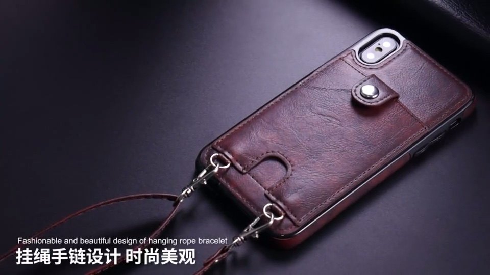 High Quality Wallet Leather Crossbody Purse Bag For Cell Phone Case
