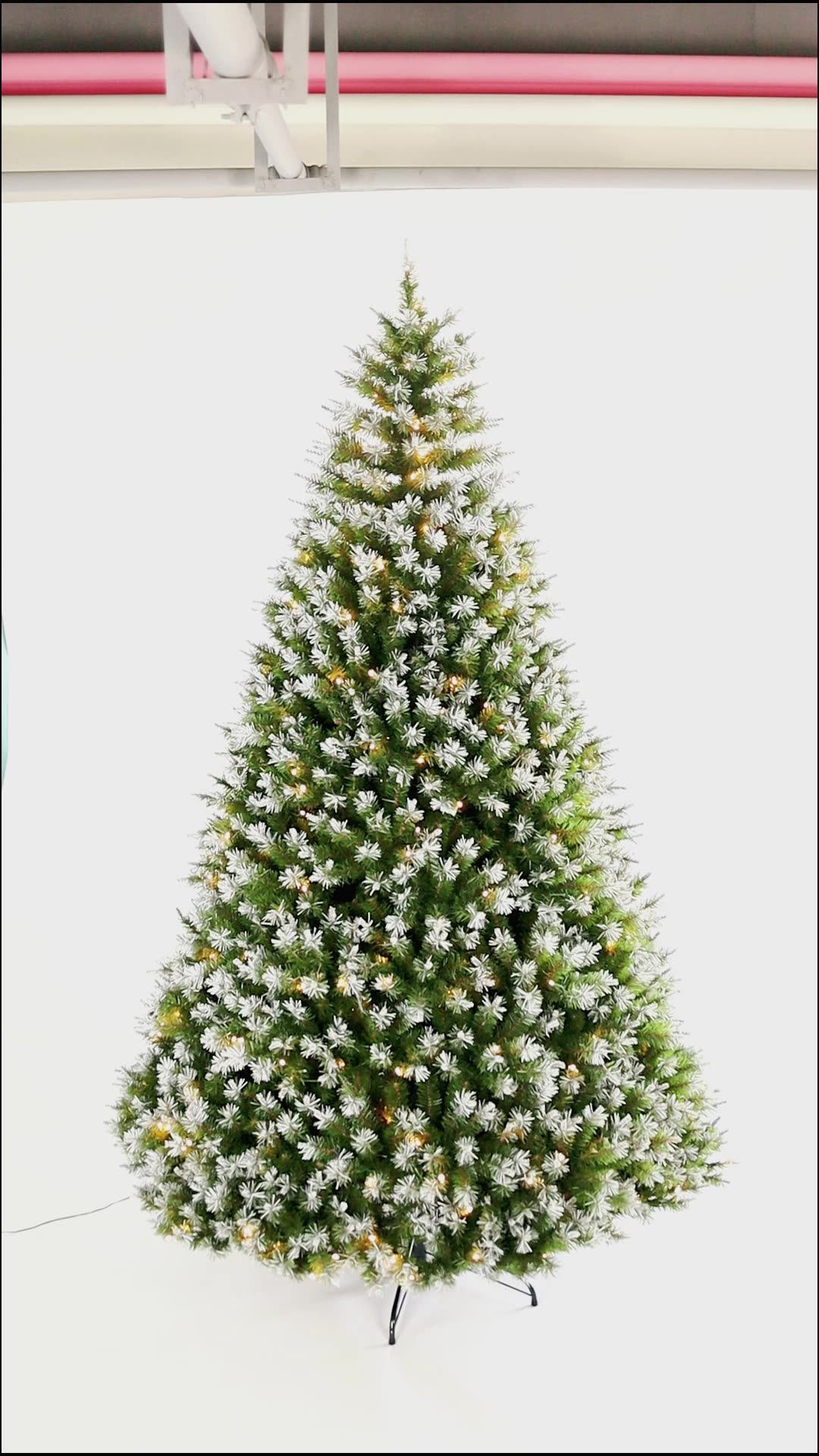 Artificial Christmas Trees Pvc Ecofriendly White Head Encryption