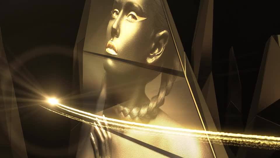 金色大气企业年会晚会颁奖典礼开场视频片头AE模板-Golden Awards Opener Redesign 19693175