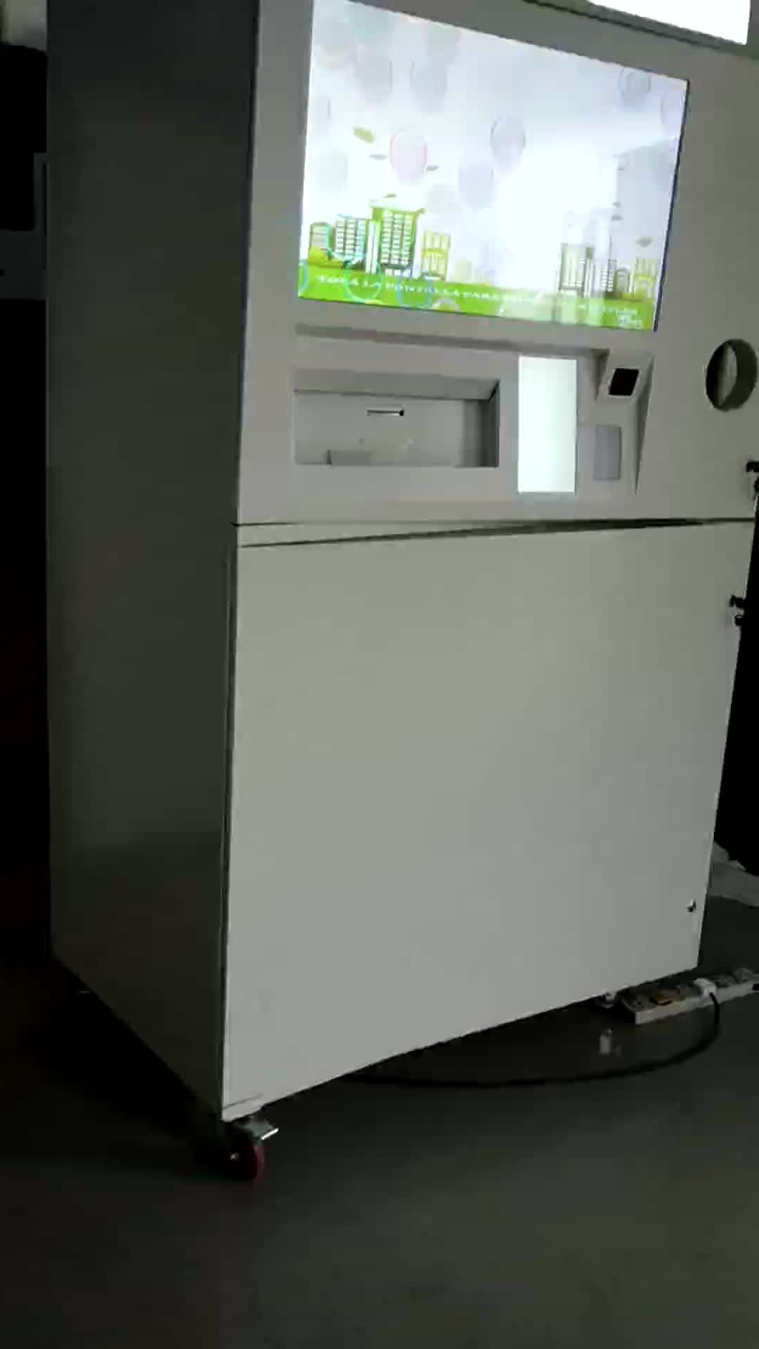 Customized Intelligent Reverse Vending Machine Plastic Bottle Aluminum