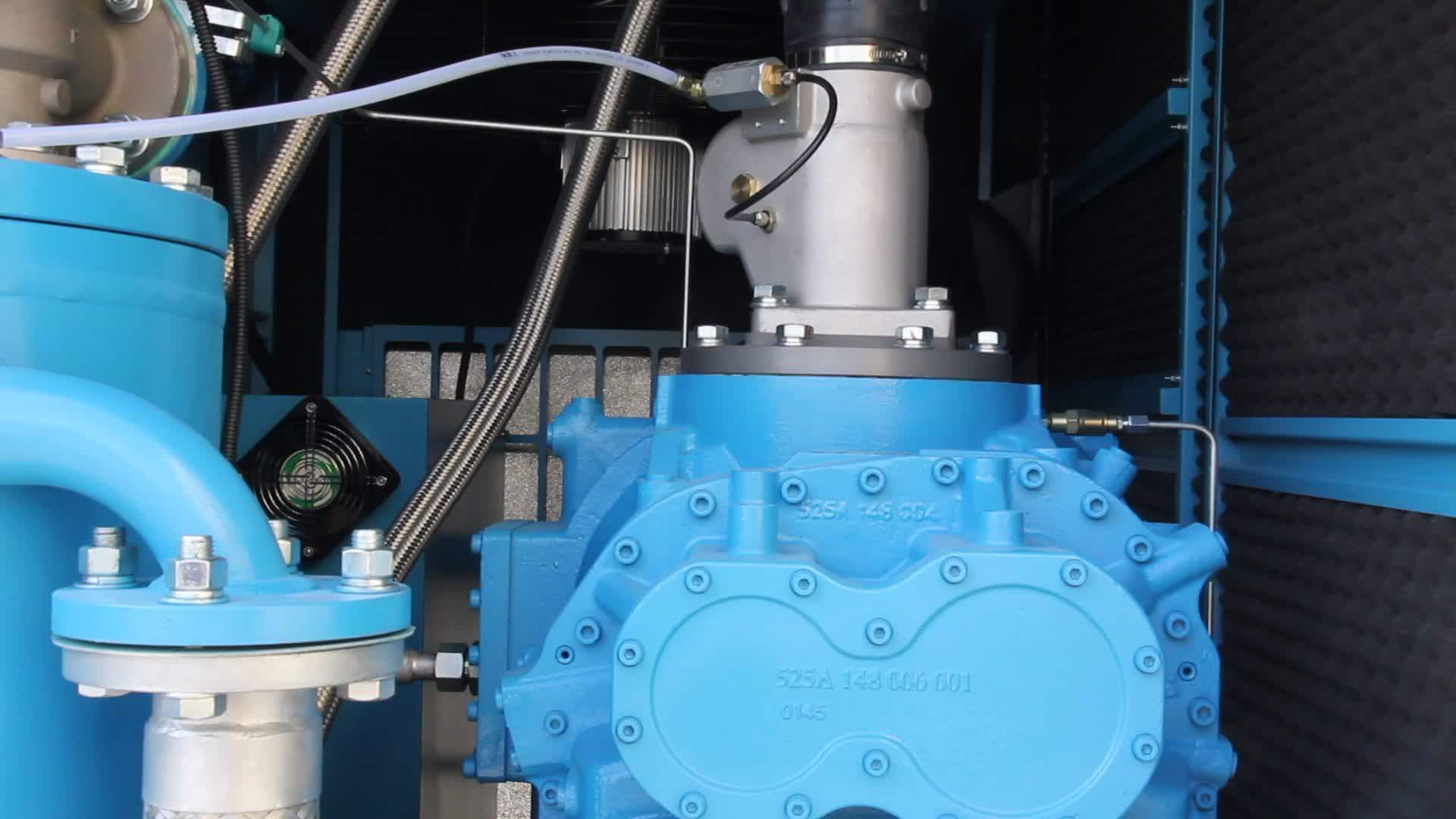 Big Air Capacity Two Stage Screw Compressor With Good Price Buy Screw