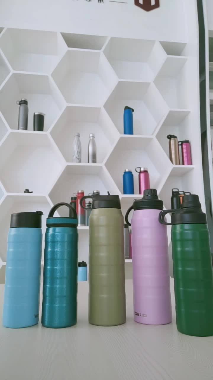 Gym Double Insulated Travel Stainless Steel Vacuum Thermos Sports