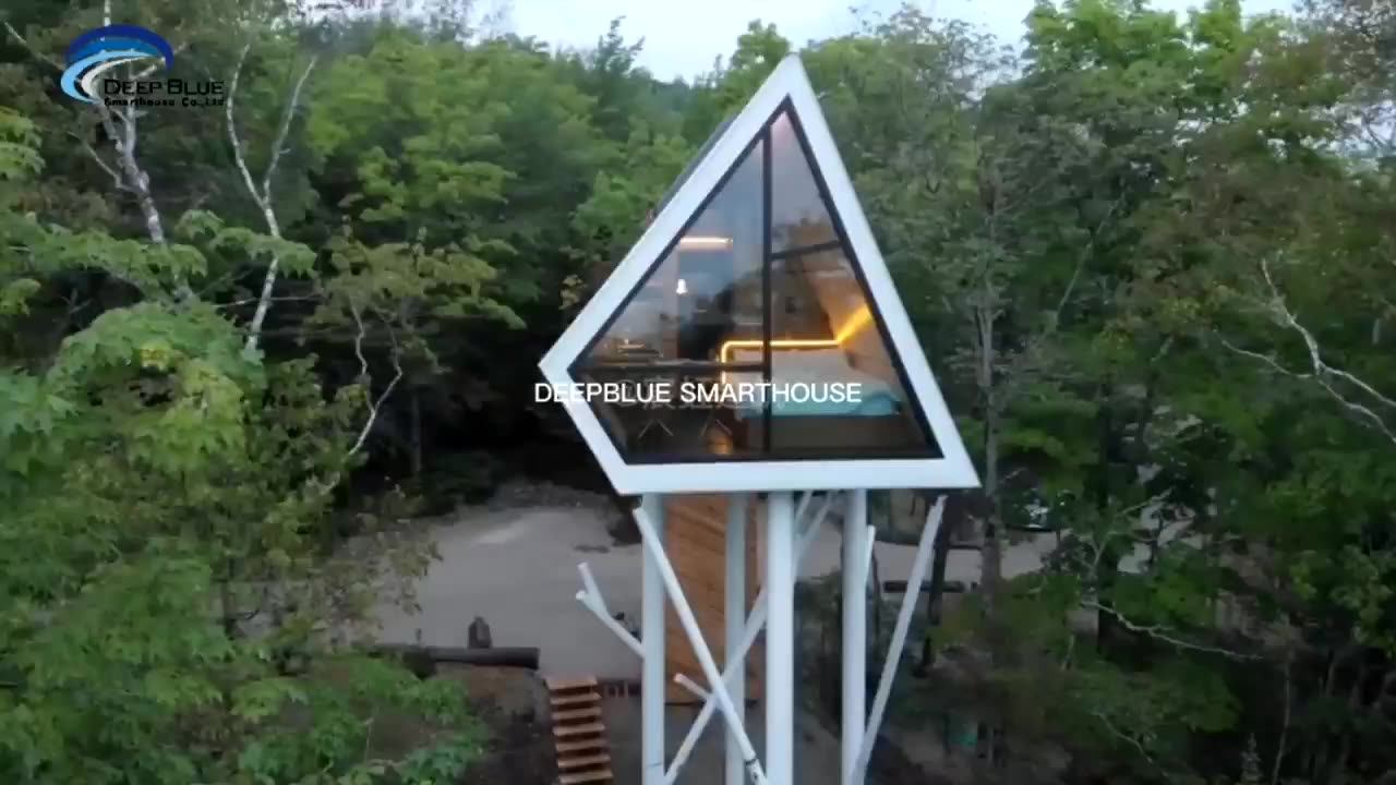 Luxury Modular Hotel Unit Prefab Light Steel Frame House Metal Frame By