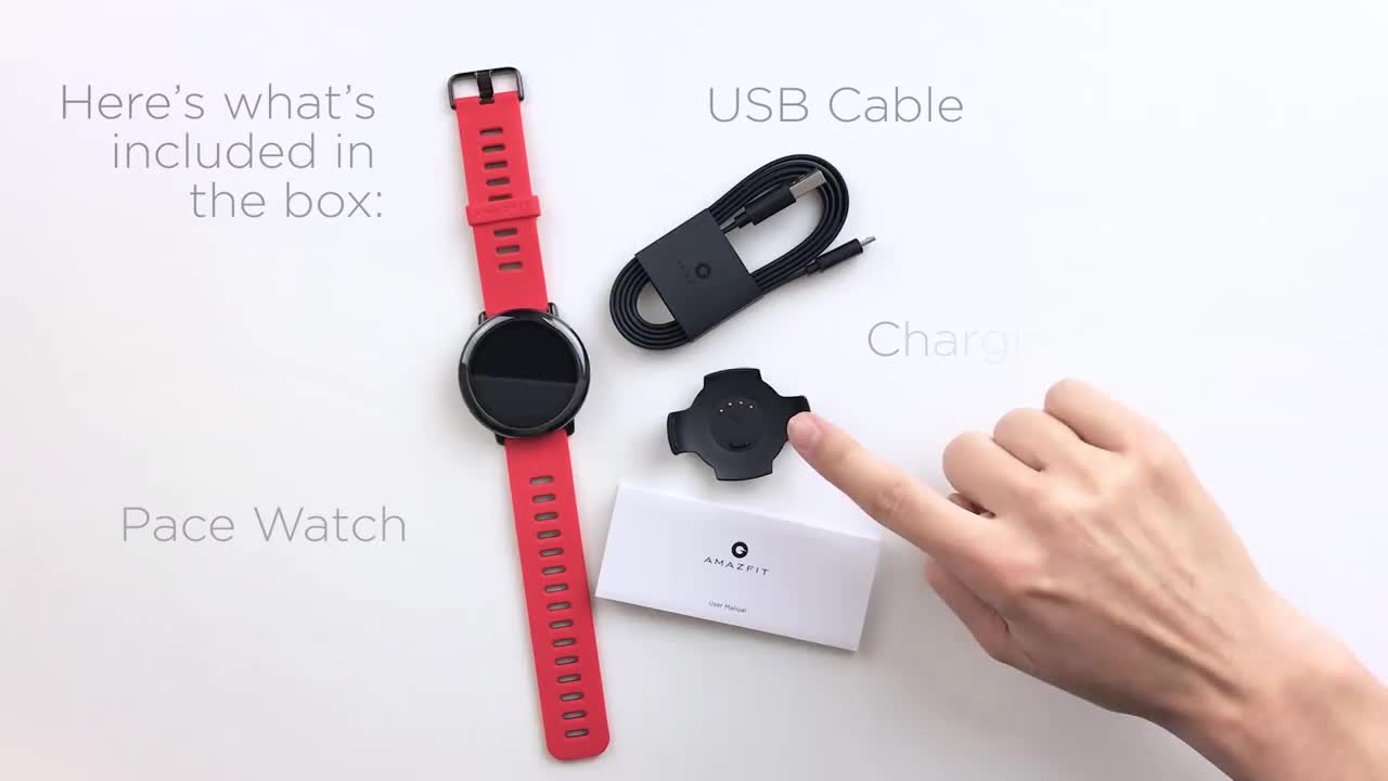 xiaomi mi amazfit smart watch bluetooth 4.0 wifi heart rate monitor gps