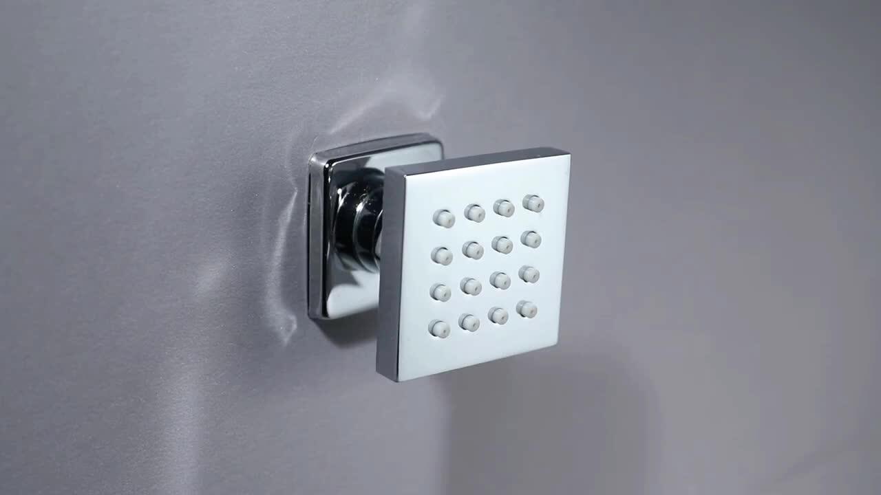 Brass Body Spray Shower Jet Faucet Shower Set Wall Mount Massage Spray
