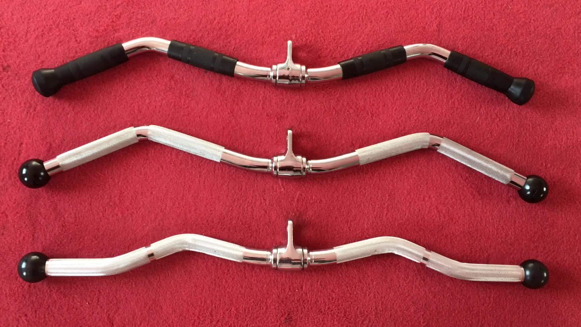 Gym Equipment Fitness Accessories Pull Up Revolving Curl Lat Bar With