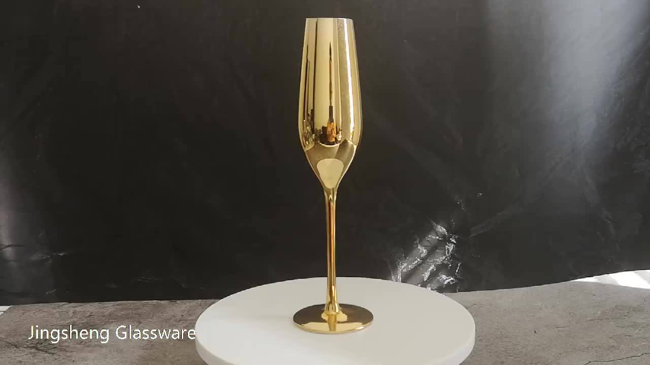 Wholesale Gold Plated Champagne Flutes Glass For Party Wedding Buy