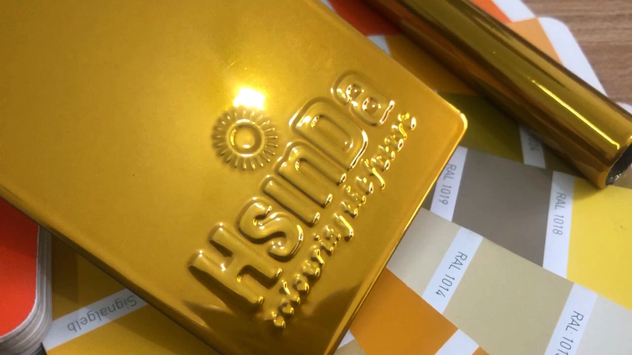 Chrome Mirror Gold Color Electrostatic Heat Chemical Resistant Powder