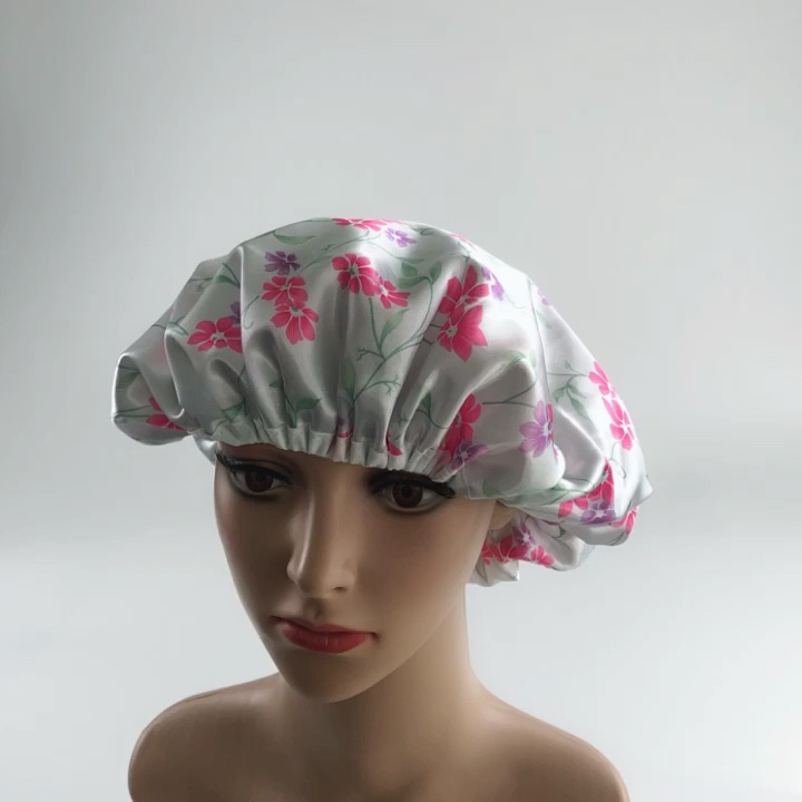 Factory Custom Sleeping Caps Eva Waterproof Shower Cap Buy Custom