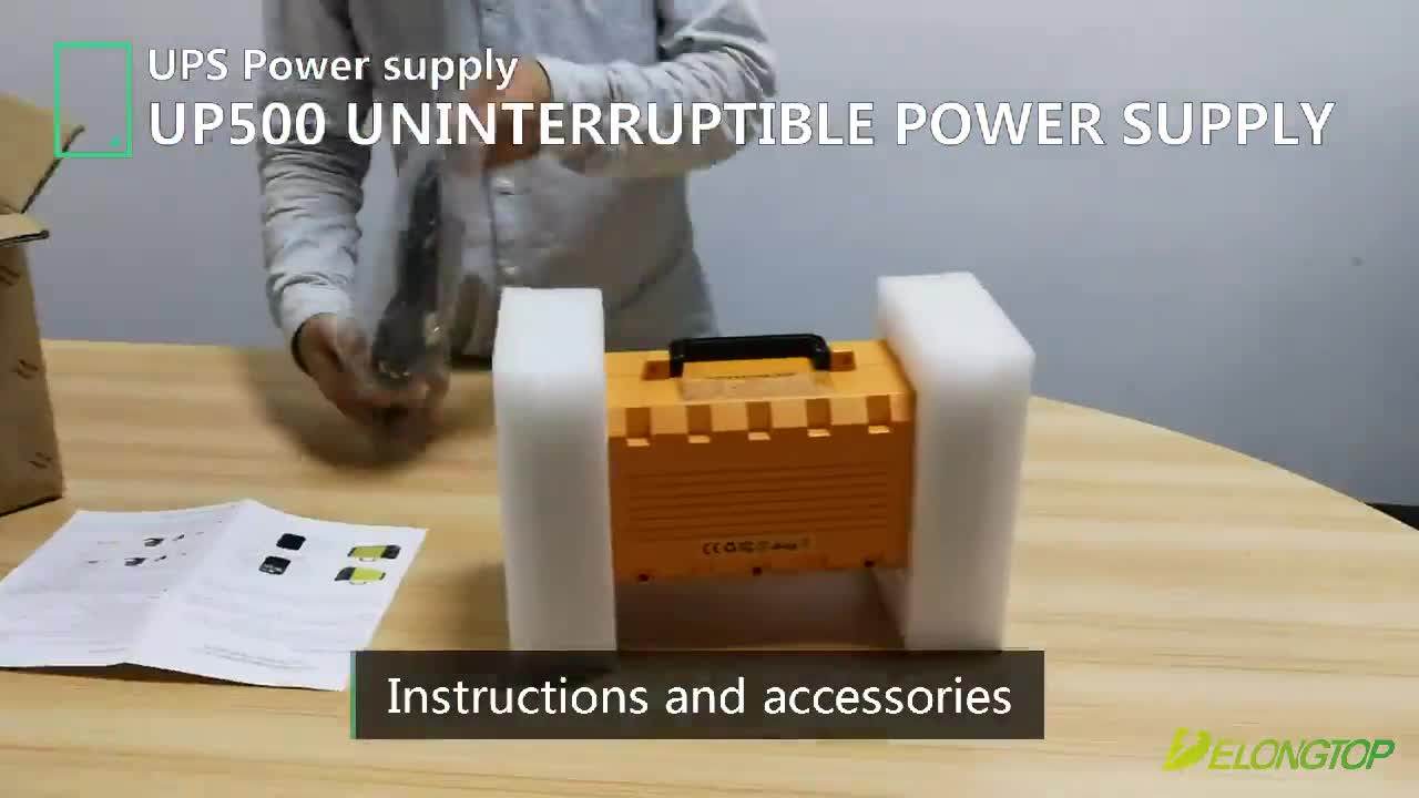 500w Portable Generator Uninterrupted Power Supply For Cpap Home Camping Emergency Battery