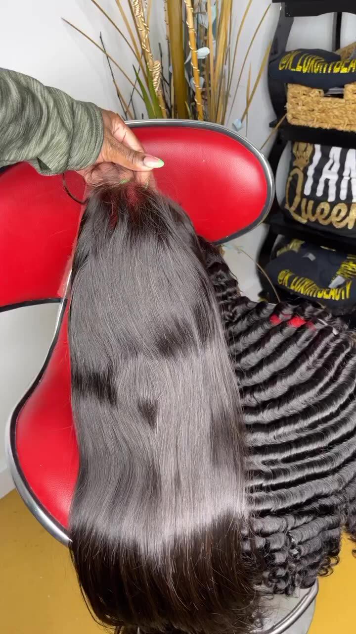 Cheap Double Drawn Extensions Hair Bundles Human Hair Natural Raw