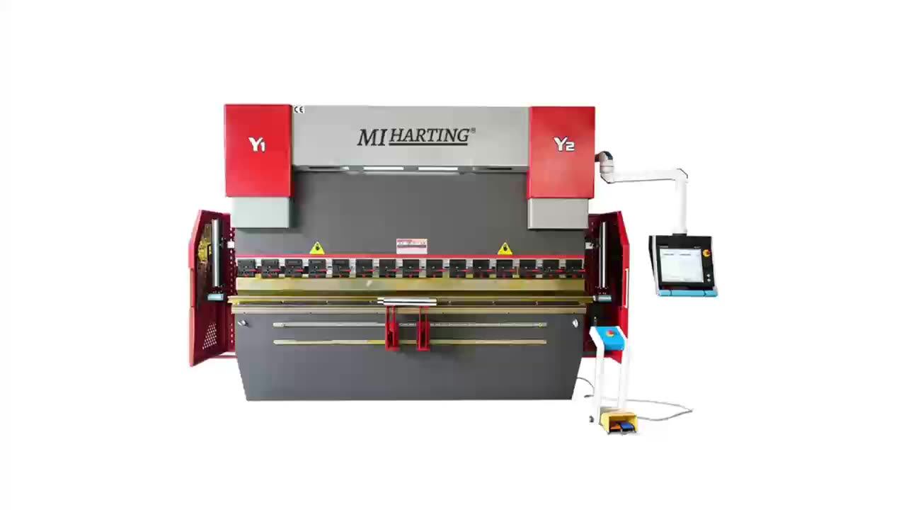 4+1 Axis Hydraulic Bending Machine We67y130t3200mm Cnc Press Brake