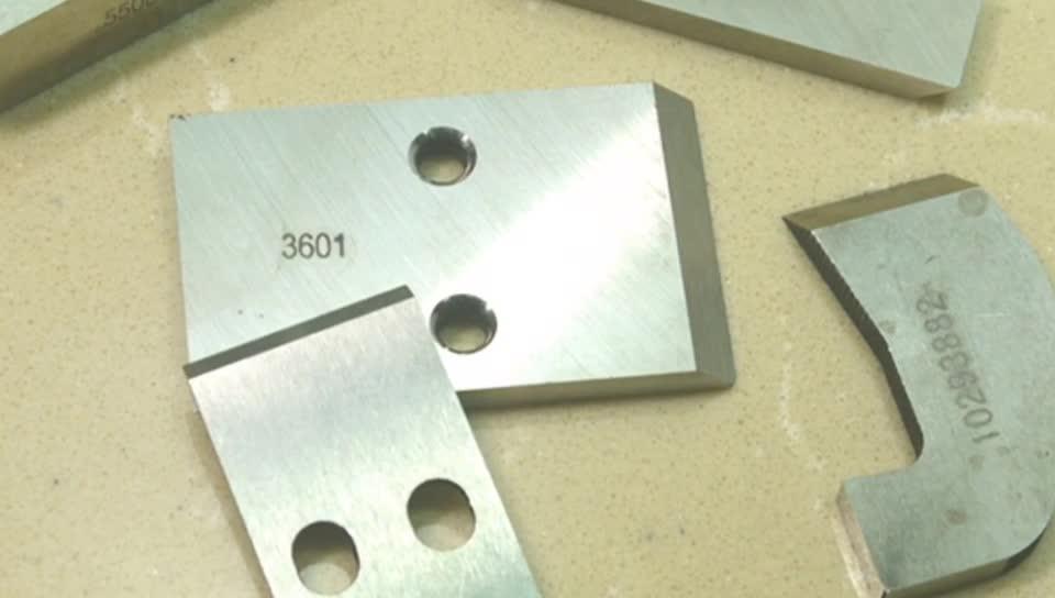 HSS Steel Granulator Underwater Pelletizer Blades Cutting Chamber