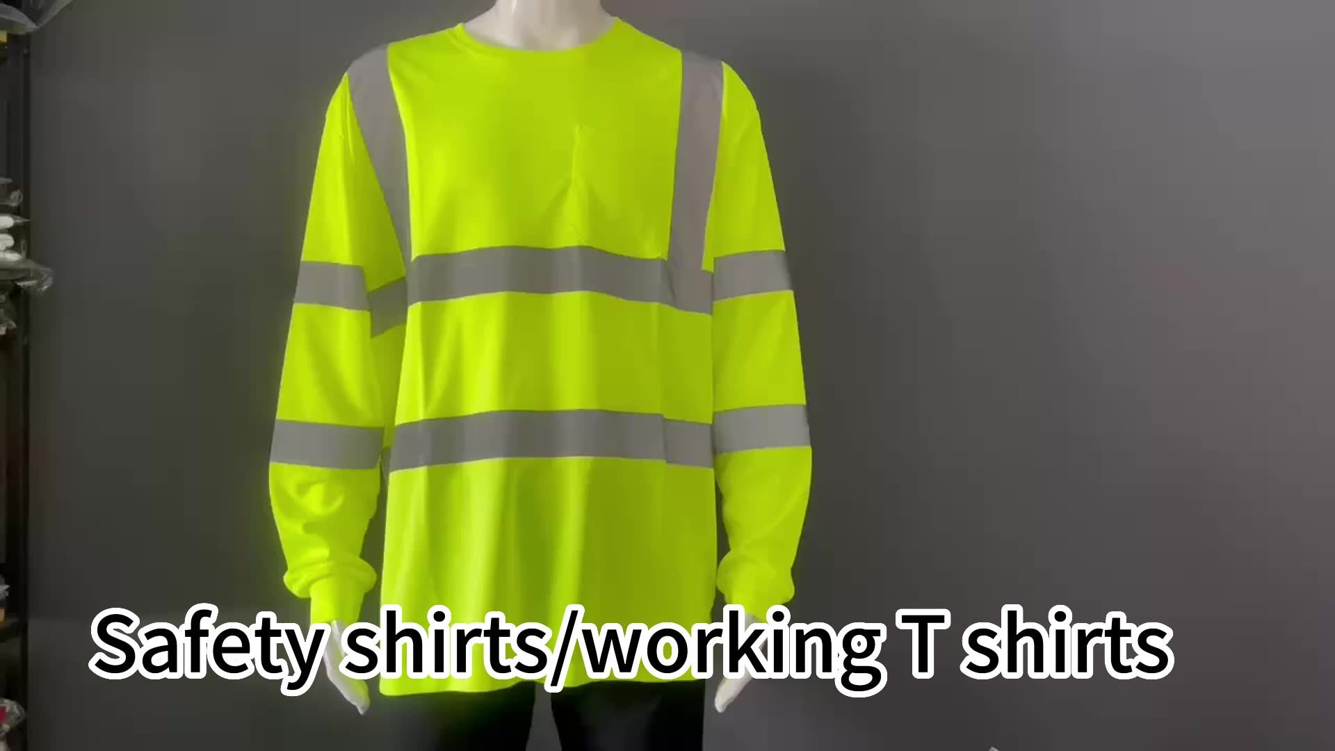Hi Vis T Shirt Ansi Class 3 Reflective Safety Orange Short Sleeve
