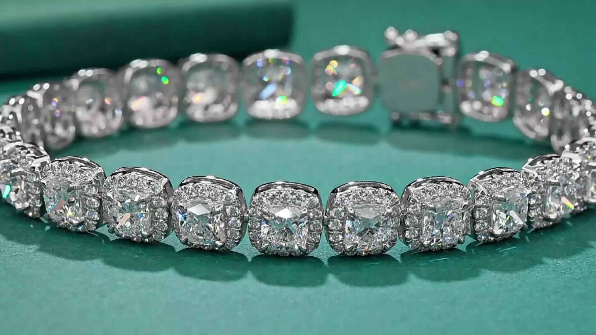 VOAINO Tennis Bracelet Lab Grown Diamond Eternity Band