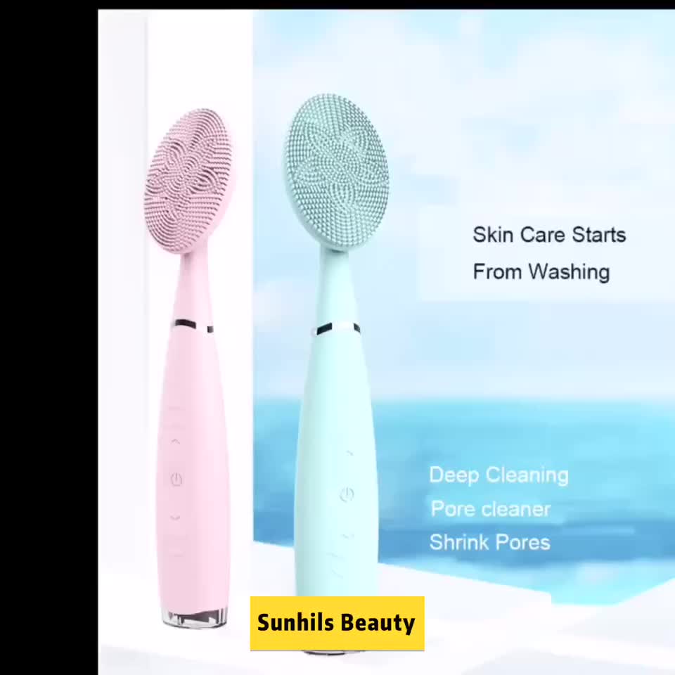 Amazon Wholesale Silicone Face Scrubber Waterproof Silicone Facial