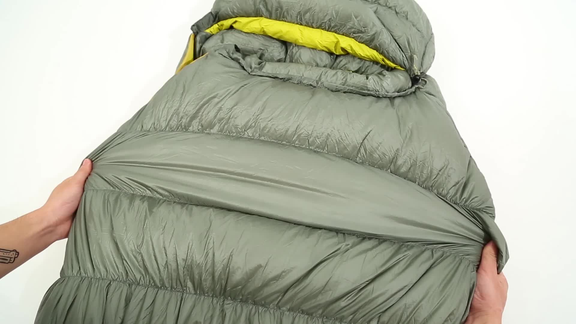 New Design 4 Season Ultralight Skin-friendly Backpacking 90% Feather 800 900 Fill Outdoor Goose dalmatian costume baby