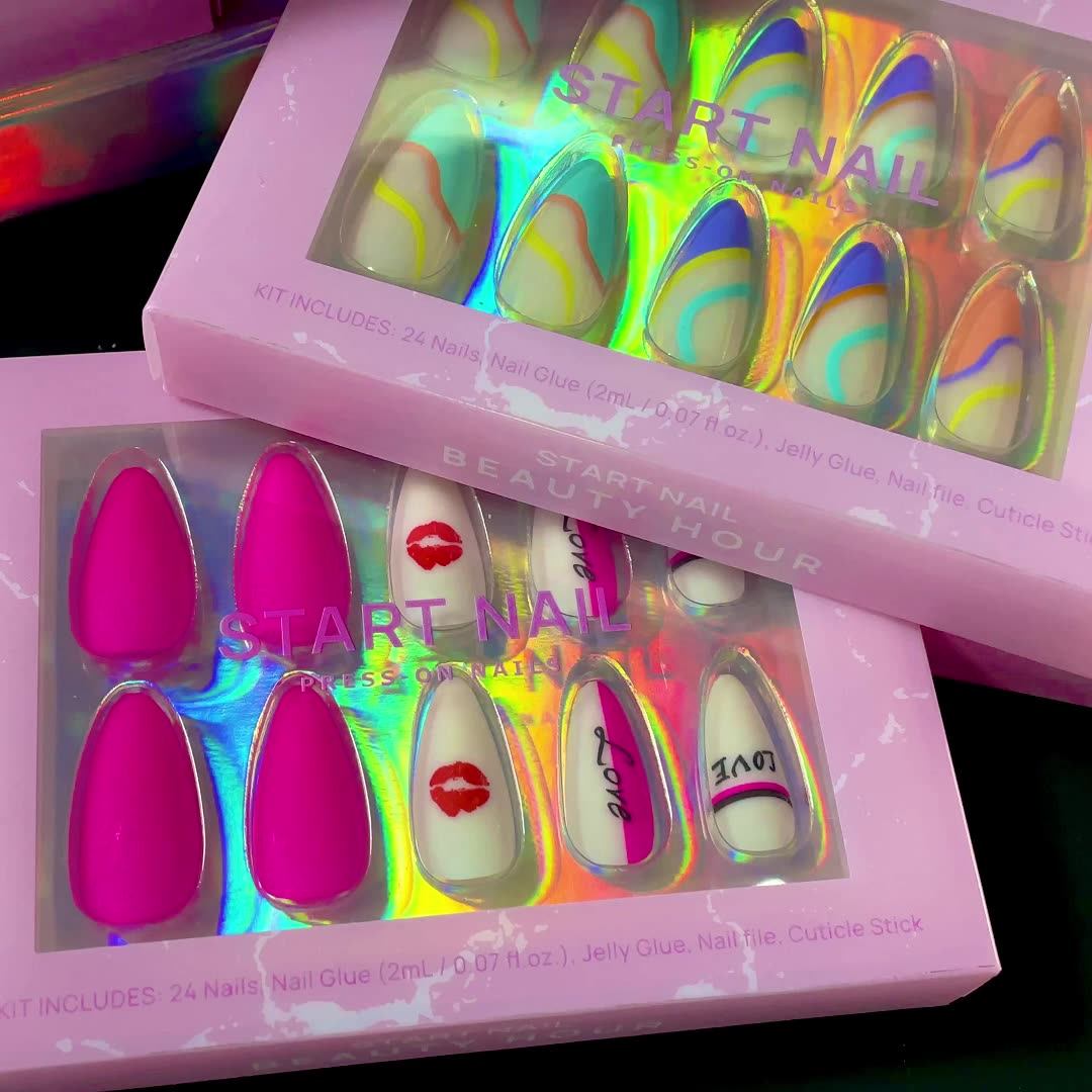 Press On Nails Vendor Wholesale Custom Design Private Label High