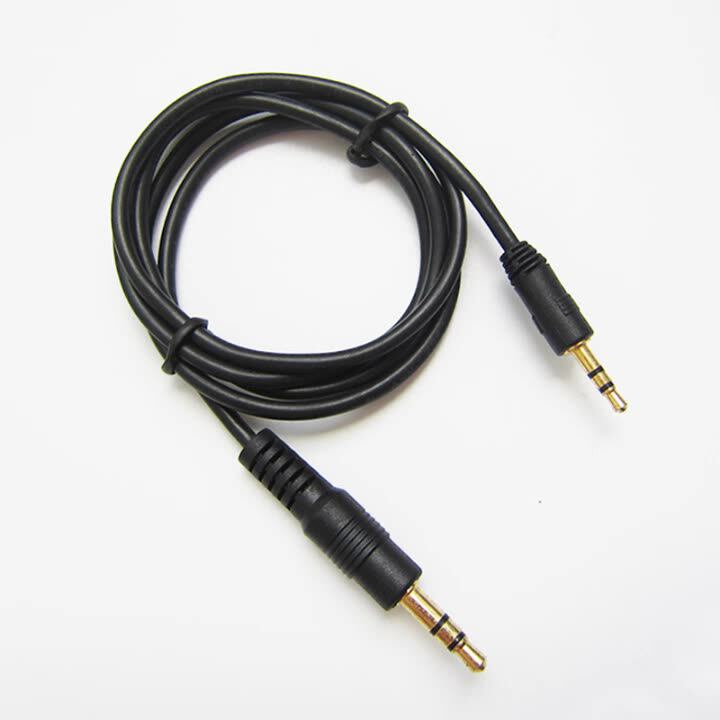 Double Two Sided 3.5mm Stereo Jack Plug Male To Male 3.5mm Audio Video