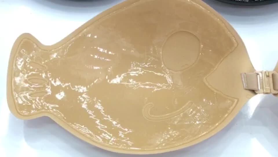 New Style Fish Shaped Silicon Bra Push Up Invisible Bra For Wedding