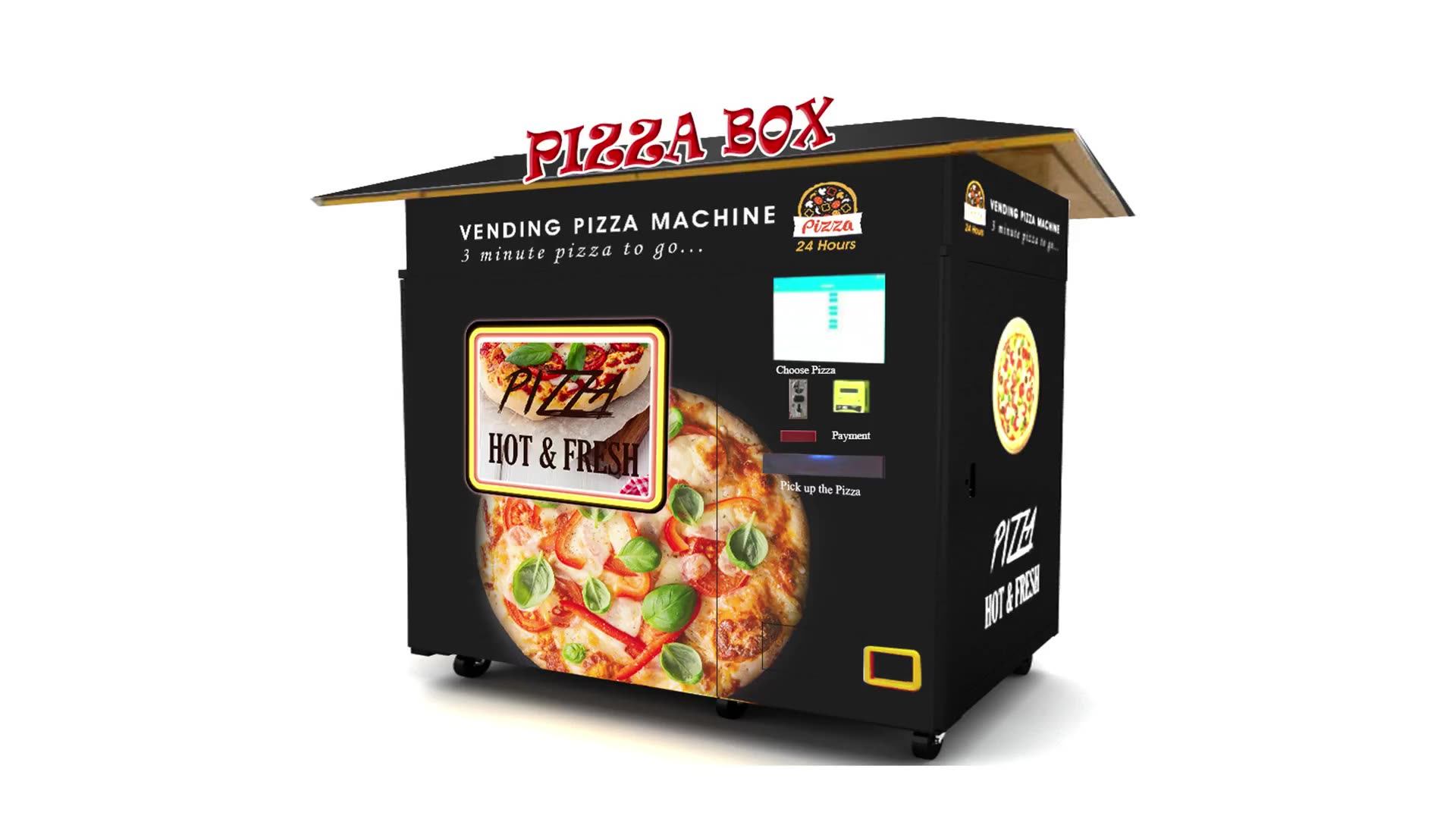 High Efficiency Pac6c Coin Bil Credit Card Operated Hot Food