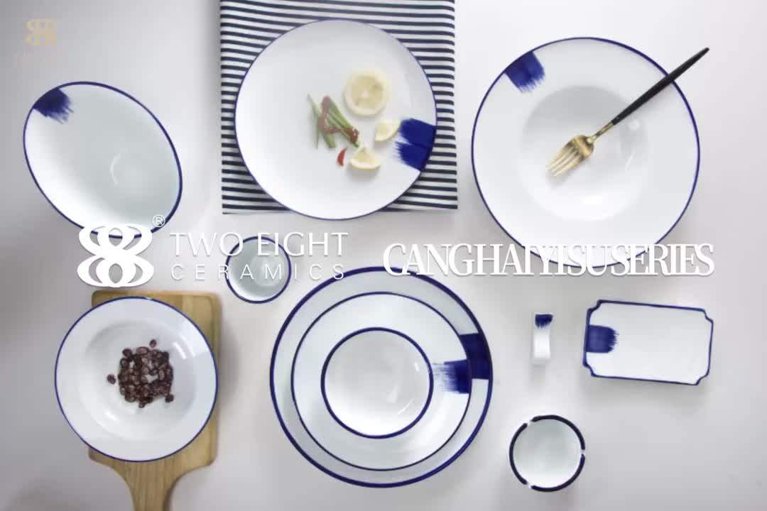 China Factory Hotsale Porcelain Dinnerware Set,Ceramic Dinnerware Made