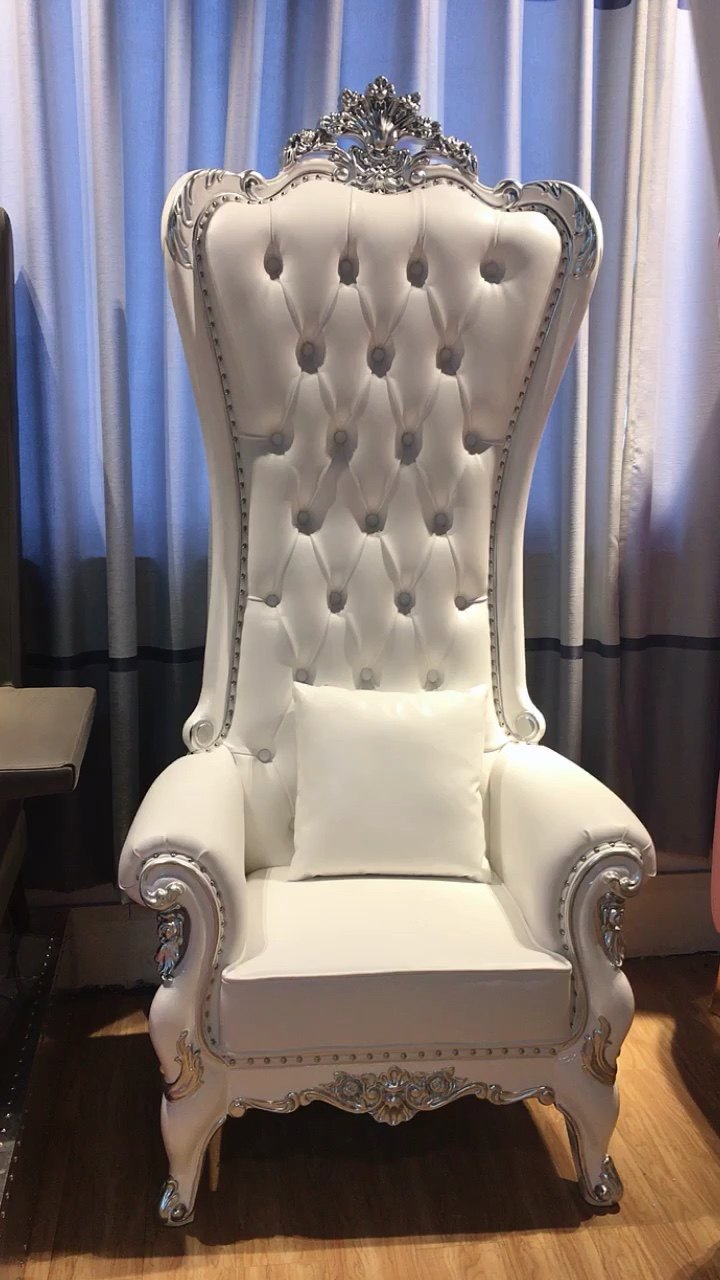 Pedicure White Color Chair Wholesale Throne Chairs For Beauty Salon