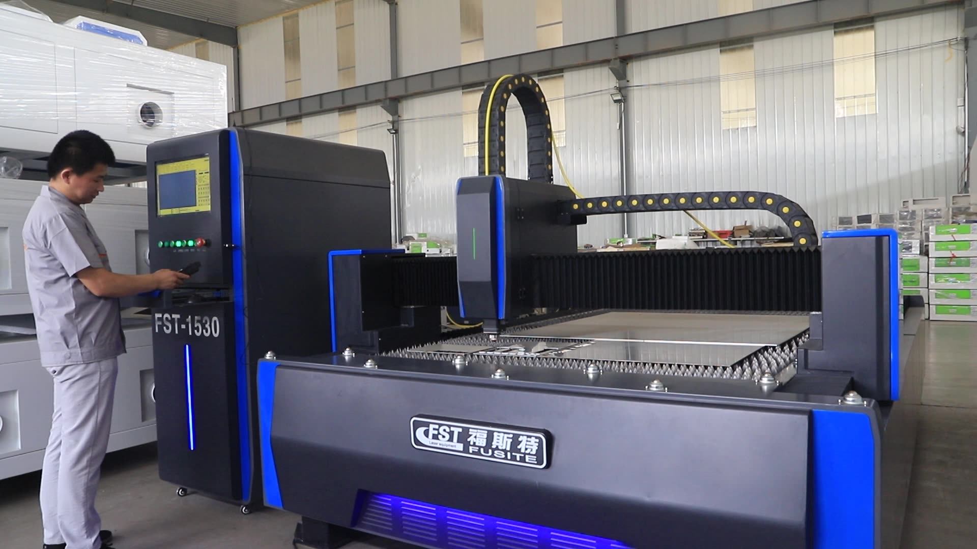 500w/1000w /1500w/2000w/3000w Raycus Ipg Fiber Laser Cutting Machine