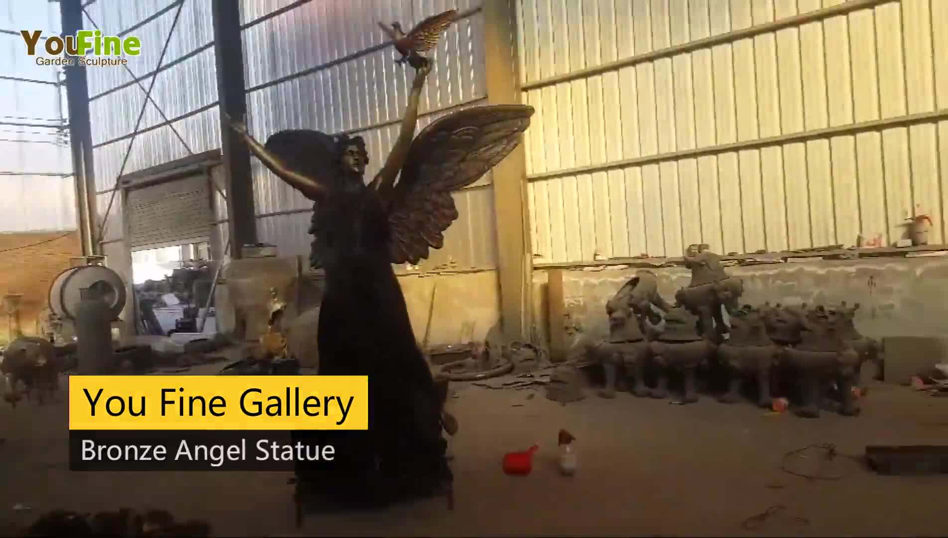 Hot Sale Life Size Bronze Angel Statue Sculpture Buy Life Size Bronze