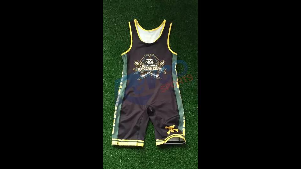 Cheap Plain Blue Blank Wrestling Singlets Gym Weightlifting Quick Dry