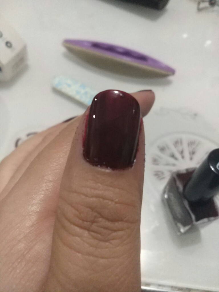 小奥汀车厘子红色指甲油好不好用，入手后7天来评价,第3张