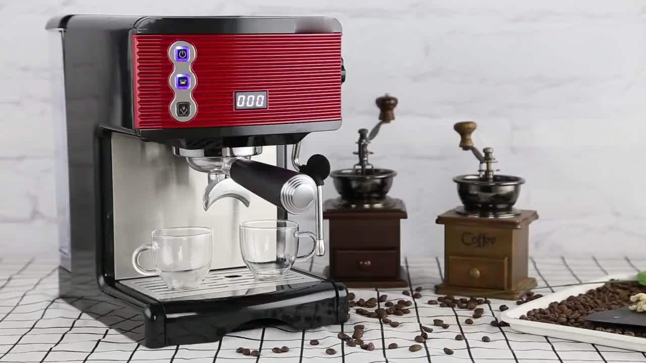 Factory Wholesale Italy Pump Coffee Maker With 1.5l Detachable