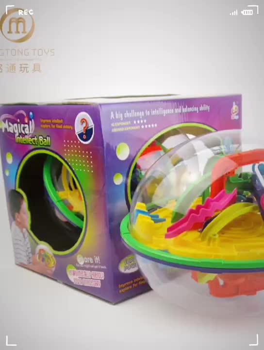 Development Intellectual 3d Educational Handheld Ball Bearing Maze Game