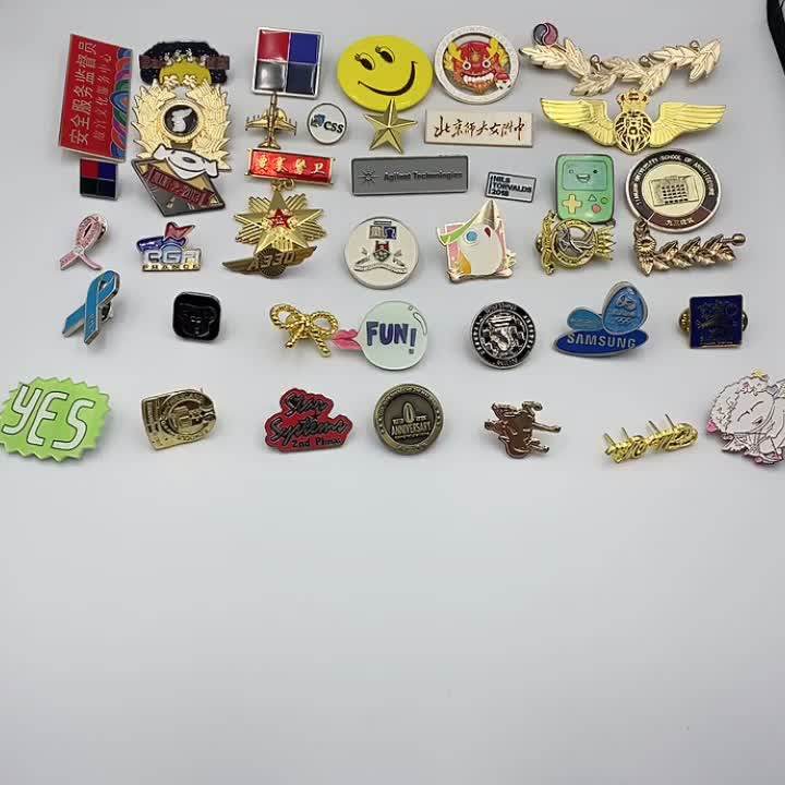 Cheap Good Luck Shamrock Enamel Lapel Pins Customized Custom Lapel