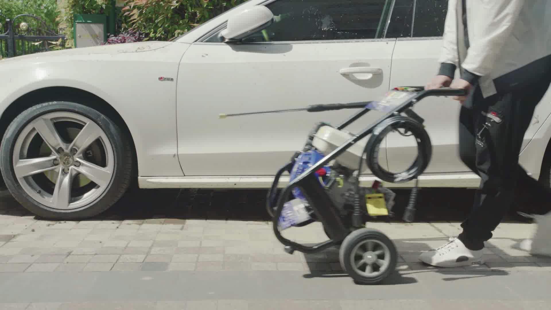 Bison(china)3600 Psi Hand Pump High Pressure Washer Car Wash Water