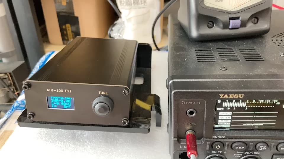 Hamgeek Atupro+ Upgraded Automatic Antenna Tuner 120w Shortwave Antenna Tuner W/ 0.96" Oled