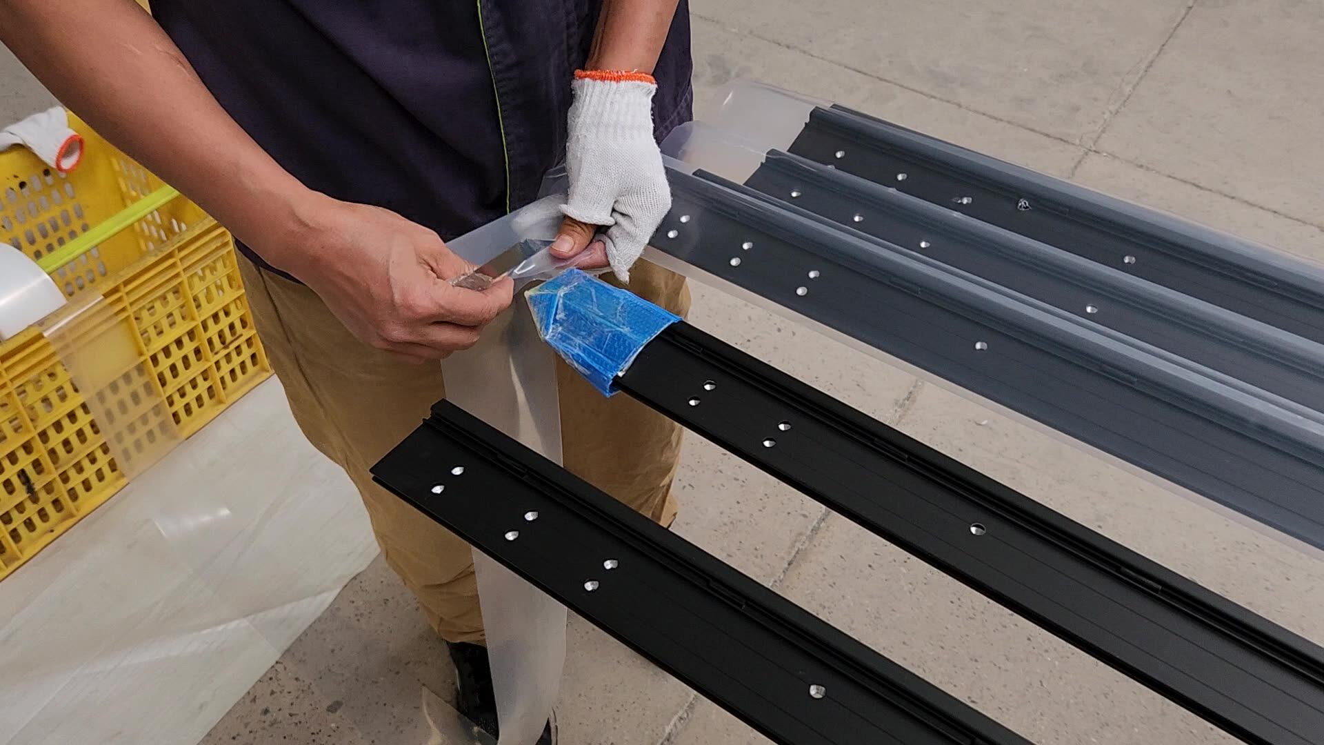 Heavy Duty Fire Rated Concealed Leaf Aluminum Full Mortise Hidden