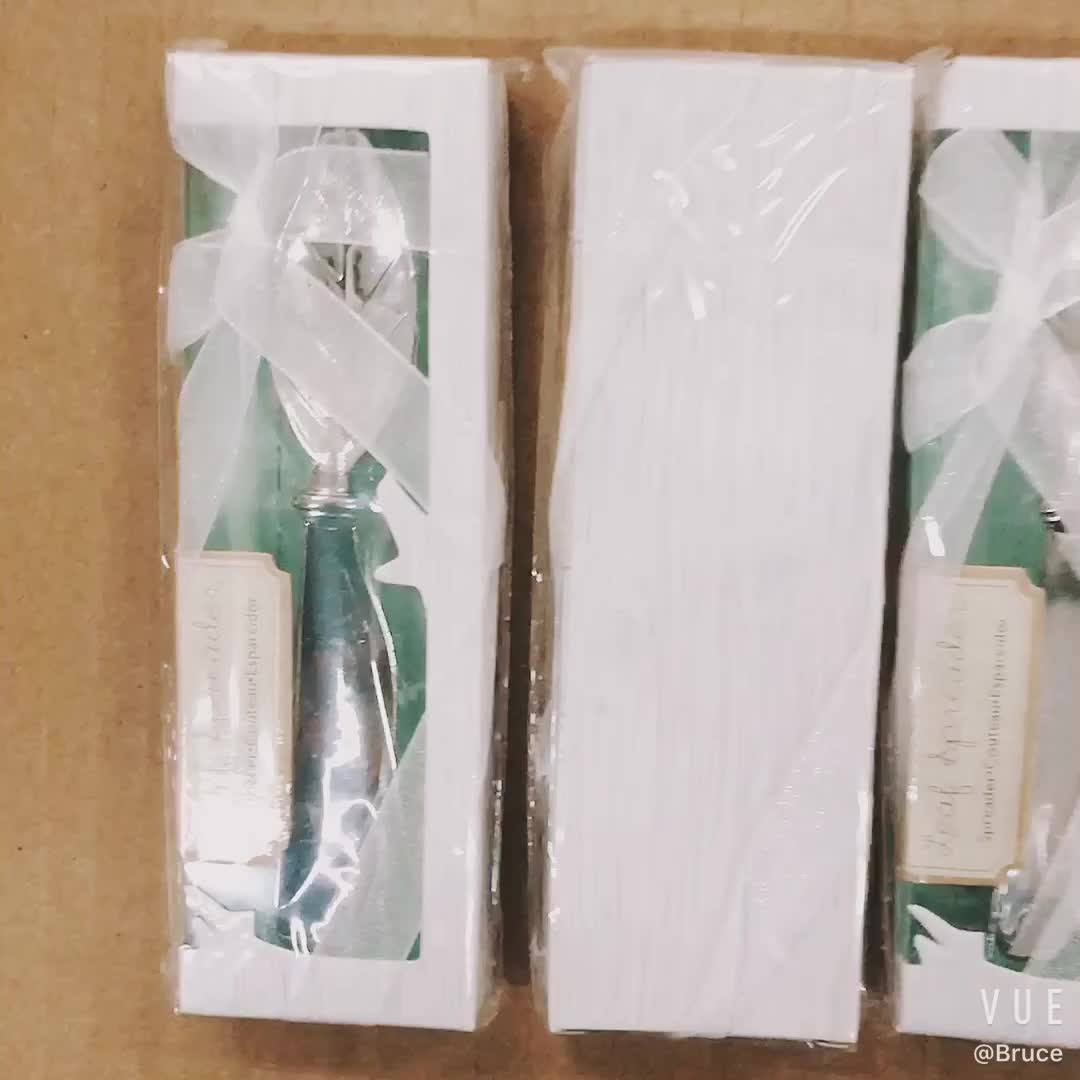 Leaf Spread Stainless Steel Maple Leaf Butter Knife Wedding Favors