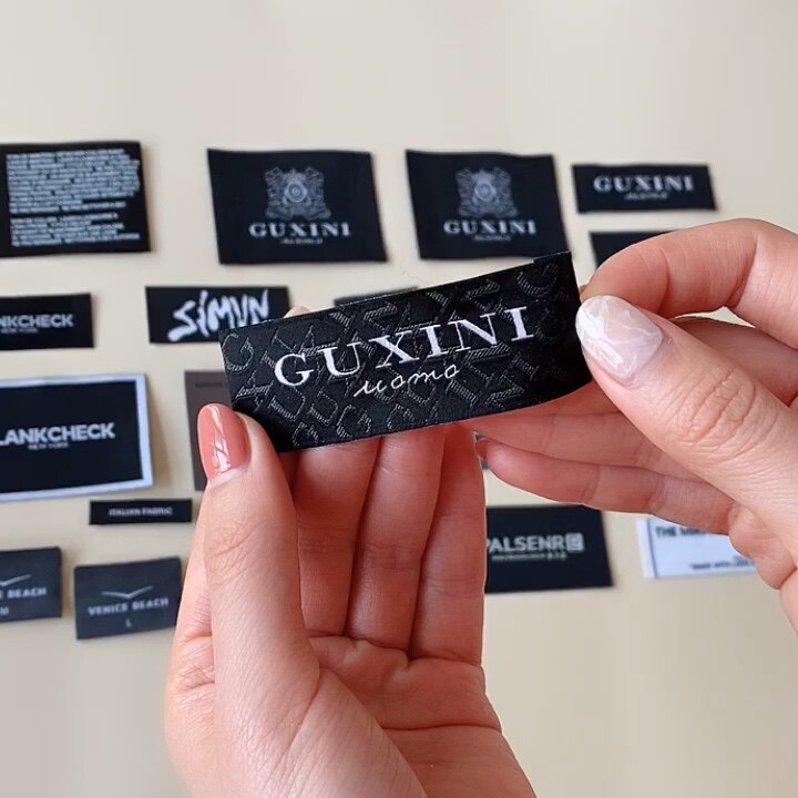 Custom Neck Labels Woven Tags Garment Fabric Woven Label Buy Garment