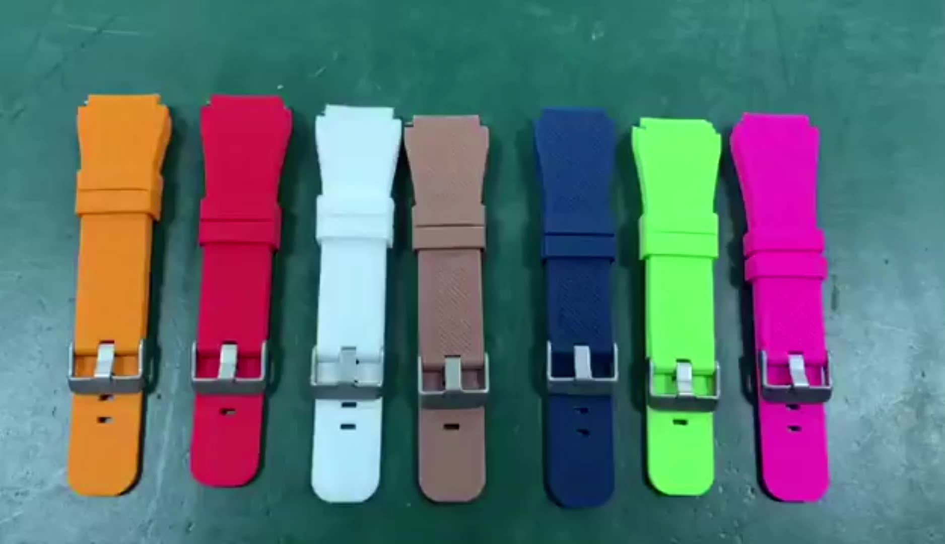 Jmax 20mm 22 Mm Universal Silicone Watch Strap Band For Samsung Galaxy Watch 4 Huawei Garmin