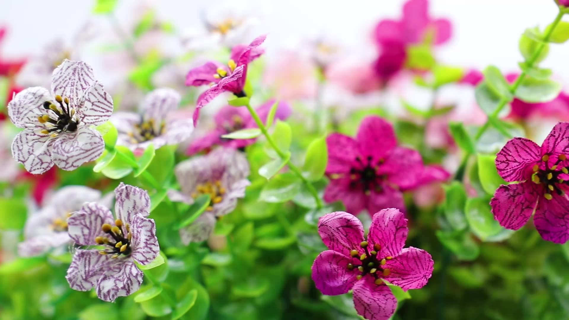 Artificial Faux Flowers,6pcs Faux Yellow Daffodils Greenery Shrubs