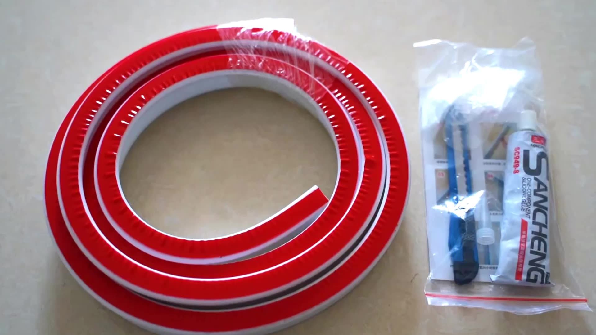 Silicone Shower Water Barrier Threshold Water Dam Retention System