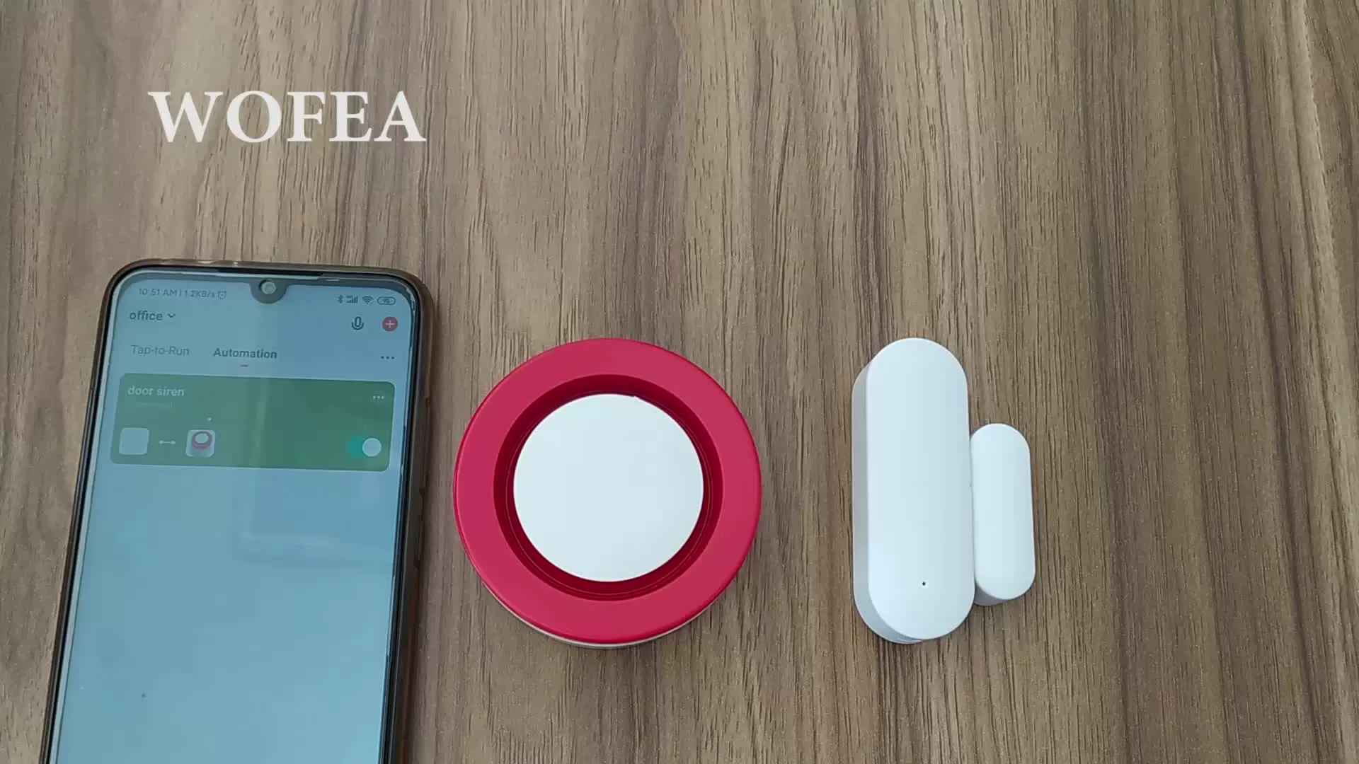 WiFi Smart Strobe Siren Work With Tuya Door Sensor PIR Water Detecter Compatible W Alexa Google Home Tuyasmart Smartlife APP voice alarm sounder