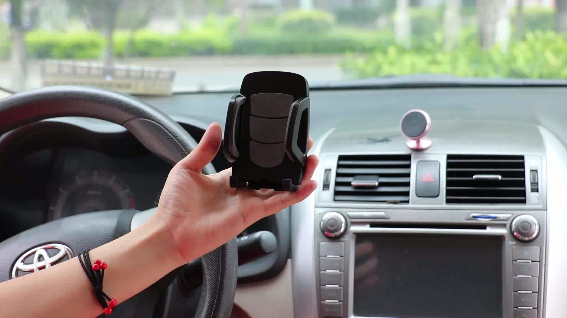Adjustable Phone Mount Cradle Cellphone Stand Mobile Holder For Car