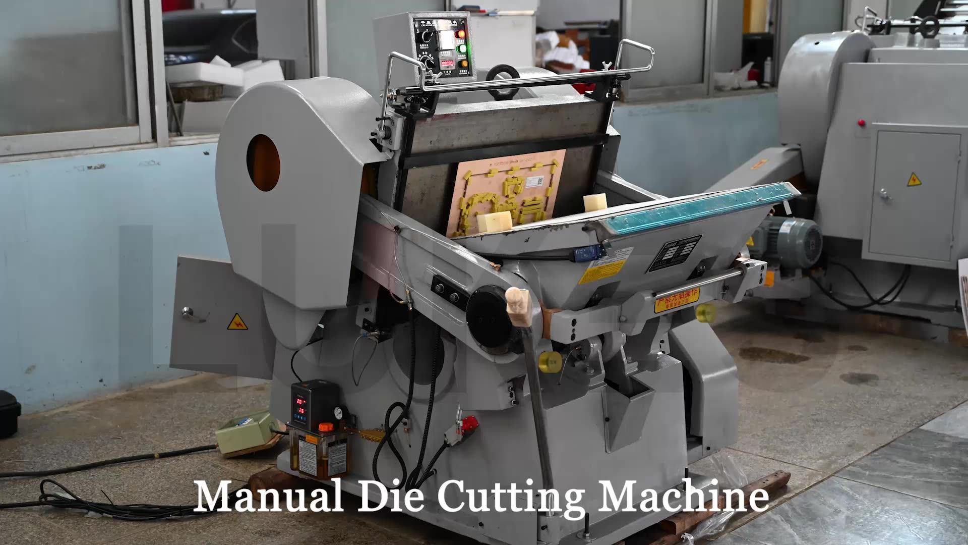 Ml1040 High Speed Hand Fed Platen Flat Bed Paper Box Making Manual Die ...