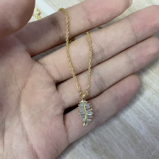 Fashion Jewelry Manufacturer Direct Sale Kynl0188 Cz Necklaces 18k Gold