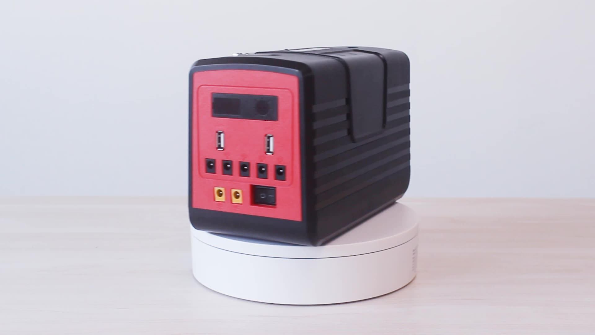 Portable Solar Power Station With Mobile Charging And Fm Radio Function